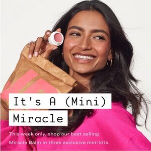 New Jones Road Mini Miracle Balm, Mini Everything Brush, Full Size Gel Bronzer